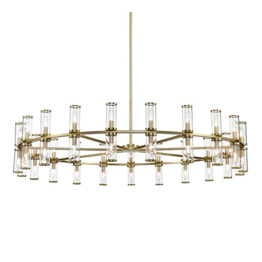 Alora Lighting Revolve 42 Light 60" Wide Taper Candle Chandelier