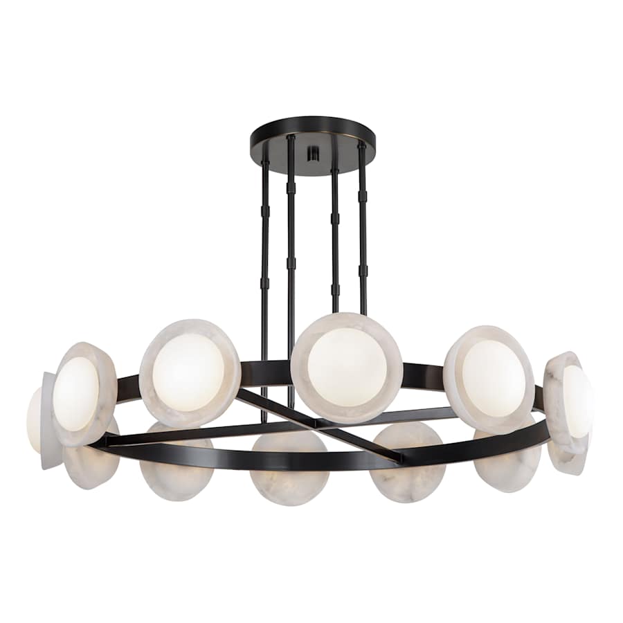 Alora Lighting Alonso 51" Wide LED Ring Chandelier