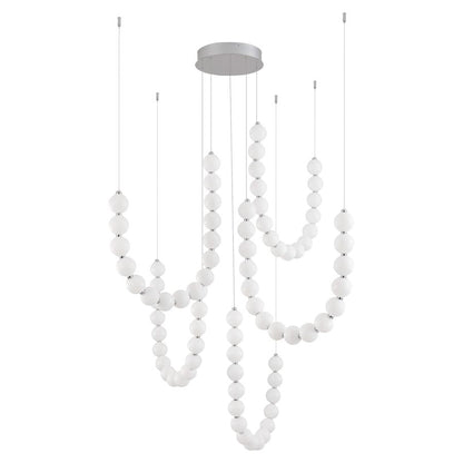 Alora Lighting Akoya 13" Wide LED Multi Light Pendant with 13" Wide Canopy