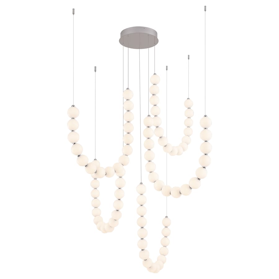 Alora Lighting Akoya 13" Wide LED Multi Light Pendant with 13" Wide Canopy