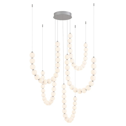 Alora Lighting Akoya 13" Wide LED Multi Light Pendant with 13" Wide Canopy