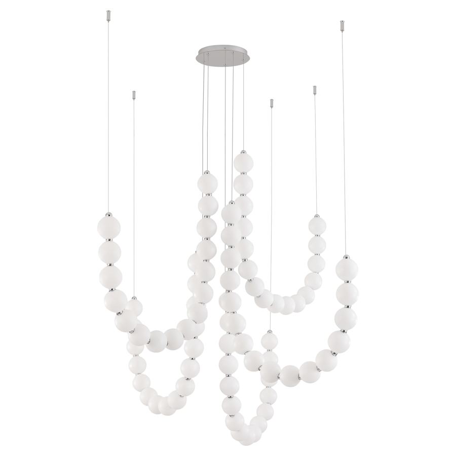 Alora Lighting Akoya 13" Wide LED Multi Light Pendant with 9" Wide Canopy
