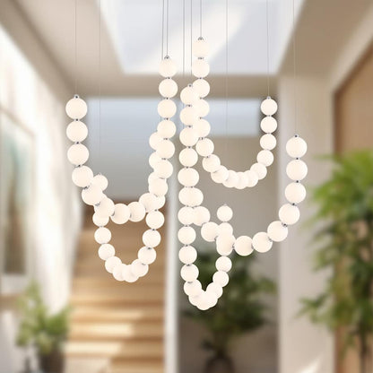 Alora Lighting Akoya 13" Wide LED Multi Light Pendant with 9" Wide Canopy
