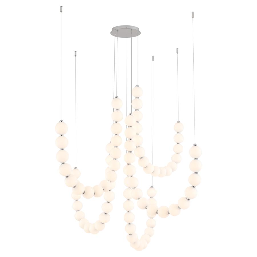 Alora Lighting Akoya 13" Wide LED Multi Light Pendant with 9" Wide Canopy
