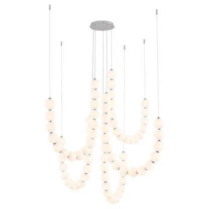 Alora Lighting Akoya 13" Wide LED Multi Light Pendant with 9" Wide Canopy