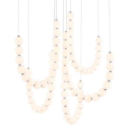 Alora Lighting Akoya 13" Wide LED Multi Light Pendant with 9" Wide Canopy