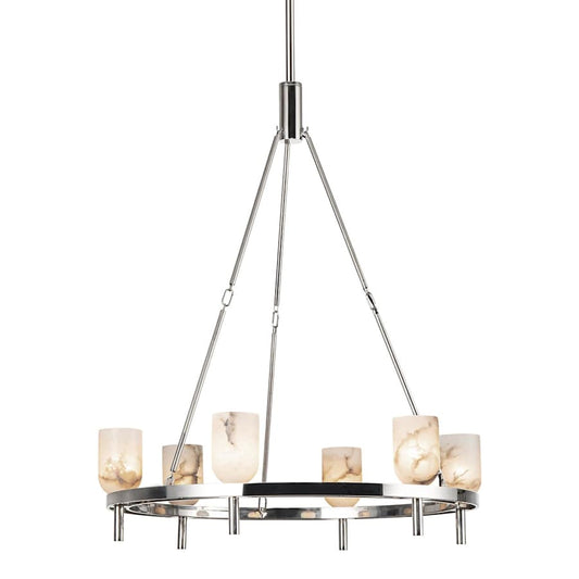 Alora Lighting Lucian 6 Light 32" Wide Ring Chandelier