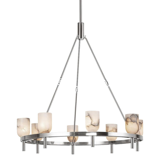 Alora Lighting Lucian 8 Light 37" Wide Ring Chandelier