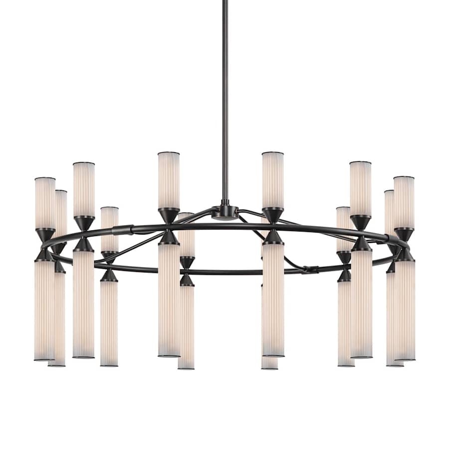 Alora Lighting Edwin 38" Wide LED Ring Chandelier