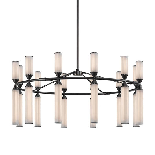 Alora Lighting Edwin 38" Wide LED Ring Chandelier