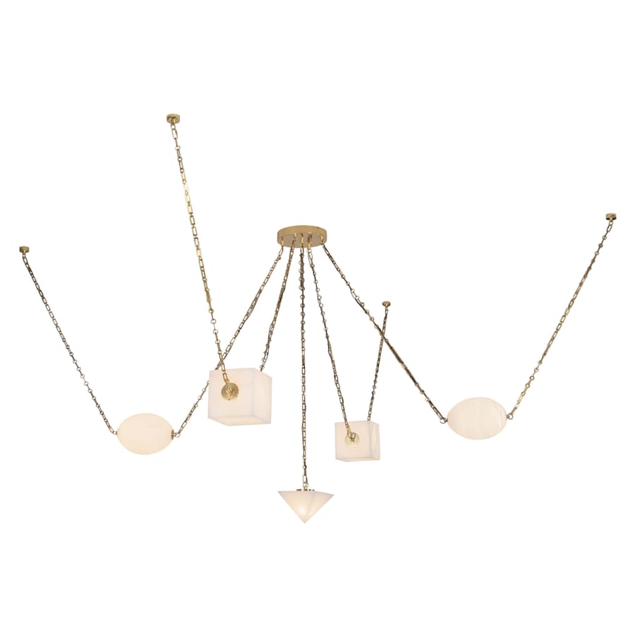 Alora Lighting Mineral 10" Wide LED Multi Light Pendant