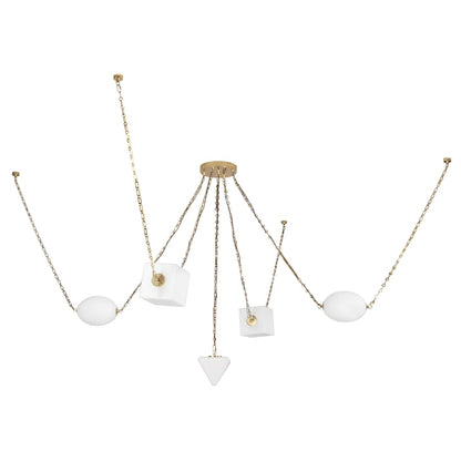 Alora Lighting Mineral 10" Wide LED Multi Light Pendant