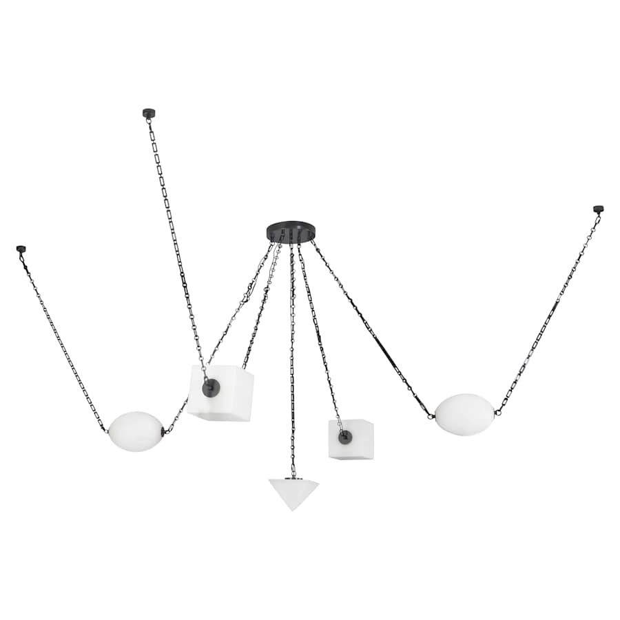 Alora Lighting Mineral 10" Wide LED Multi Light Pendant