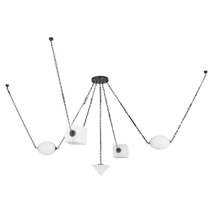 Alora Lighting Mineral 10" Wide LED Multi Light Pendant