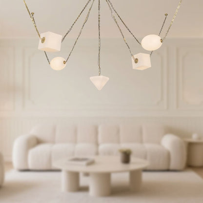 Alora Lighting Mineral 10" Wide LED Multi Light Pendant