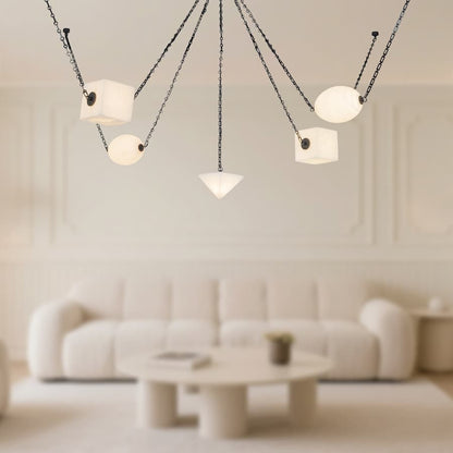 Alora Lighting Mineral 10" Wide LED Multi Light Pendant