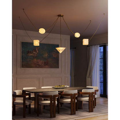 Alora Lighting Mineral 10" Wide LED Multi Light Pendant