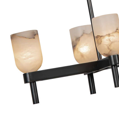 Alora Lighting Lucian 10 Light 52" Wide Linear Pendant