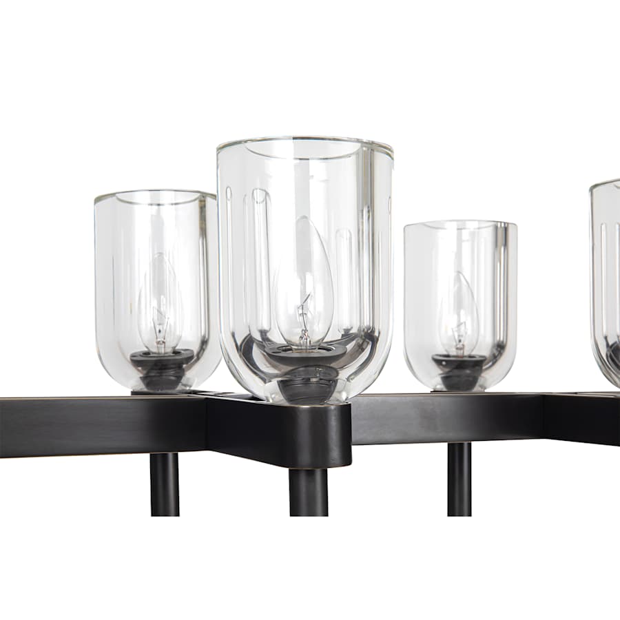 Alora Lighting Lucian 10 Light 52" Wide Linear Pendant
