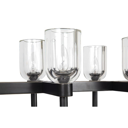 Alora Lighting Lucian 10 Light 52" Wide Linear Pendant