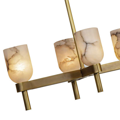 Alora Lighting Lucian 10 Light 52" Wide Linear Pendant