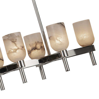 Alora Lighting Lucian 10 Light 52" Wide Linear Pendant