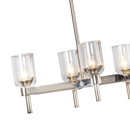 Alora Lighting Lucian 10 Light 52" Wide Linear Pendant