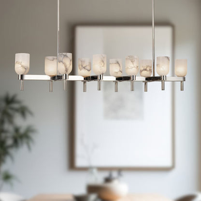 Alora Lighting Lucian 10 Light 52" Wide Linear Pendant