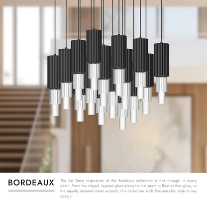 Alora Lighting Bordeaux 20" Wide Lantern Chandelier