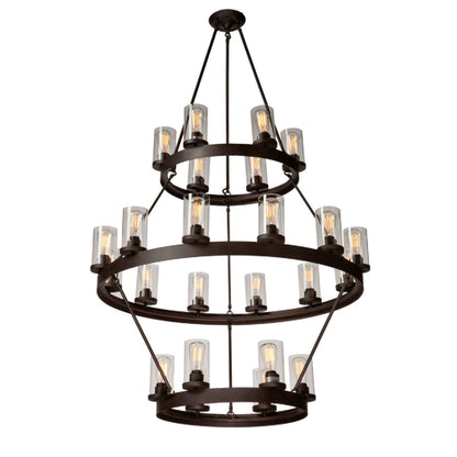 Artcraft Lighting Melno Park 24 Light 42" Wide Pillar Candle Style Chandelier