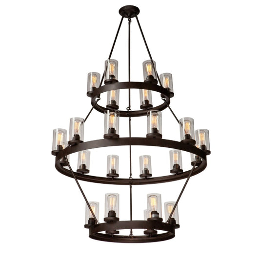 Artcraft Lighting Melno Park 24 Light 42" Wide Pillar Candle Style Chandelier