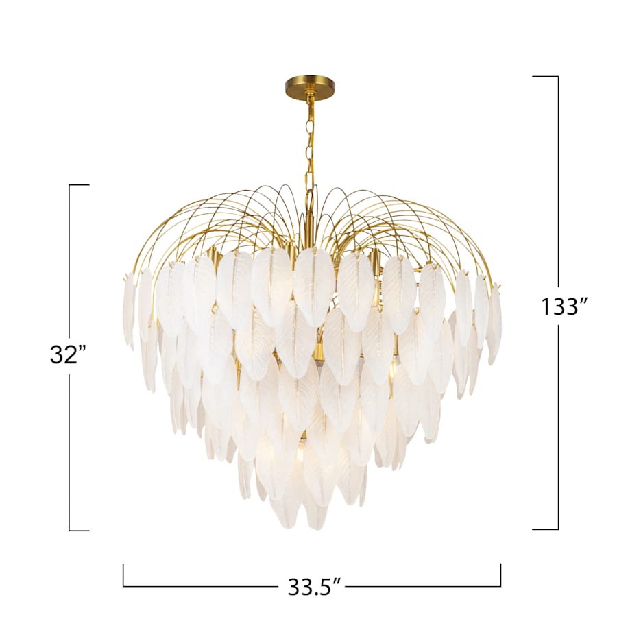 Artcraft Lighting Alessia 24 Light 32" Wide Waterfall Chandelier