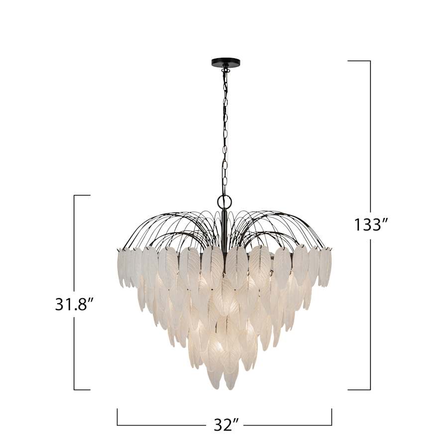 Artcraft Lighting Alessia 24 Light 32" Wide Waterfall Chandelier