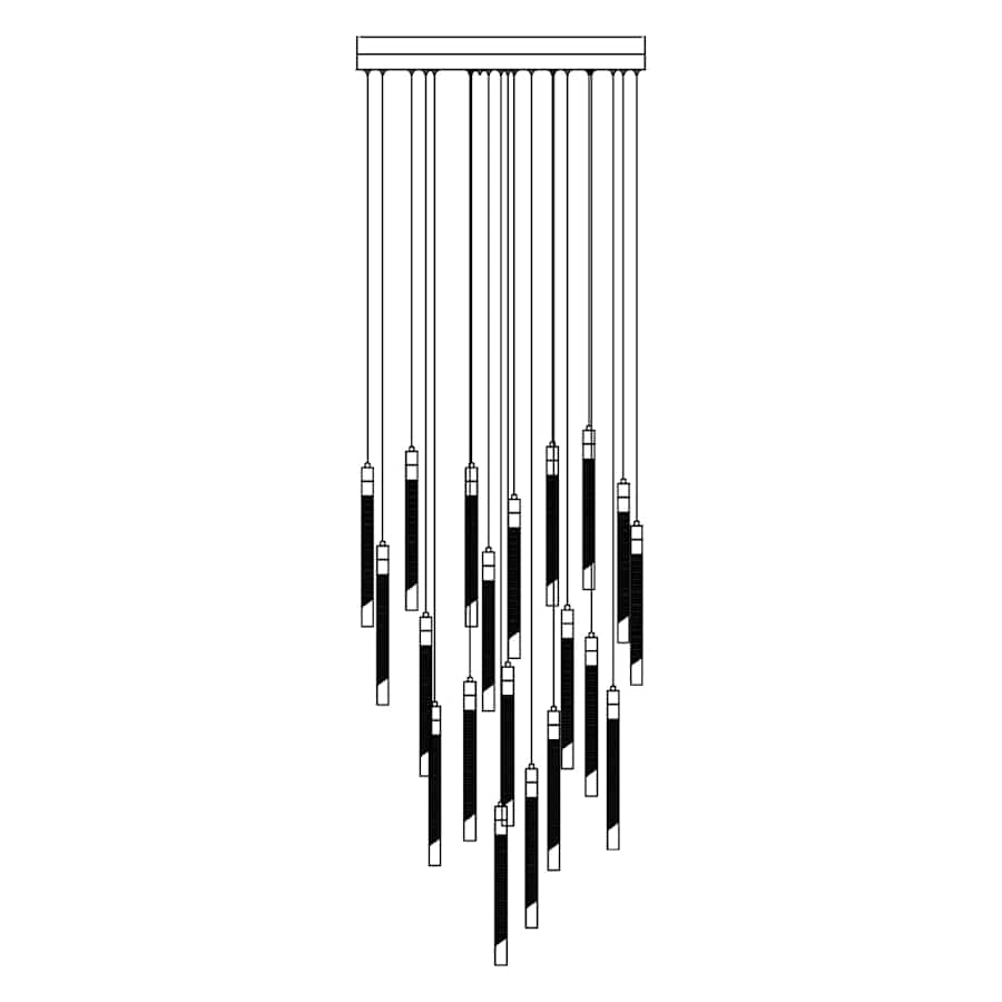 Artcraft Lighting Celine 20 Light 32" Wide Chandelier