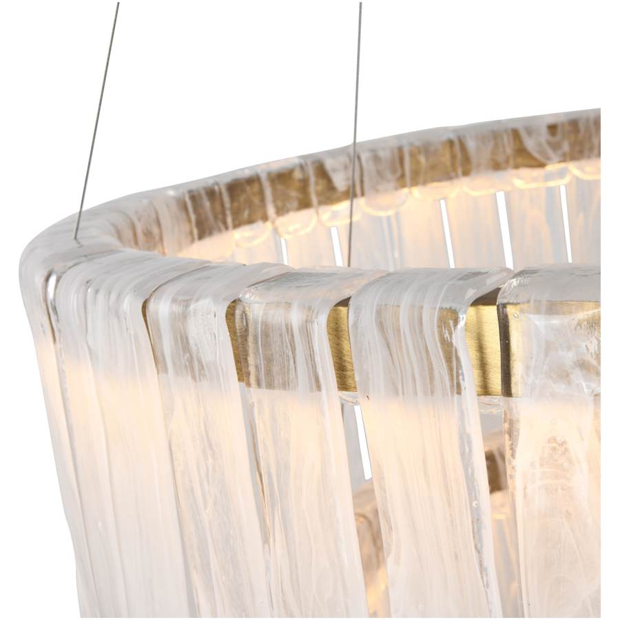Artcraft Lighting Roselle 28" Wide Selectable 3000K/4000K/5000K LED Ring Chandelier