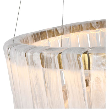 Artcraft Lighting Roselle 28" Wide Selectable 3000K/4000K/5000K LED Ring Chandelier