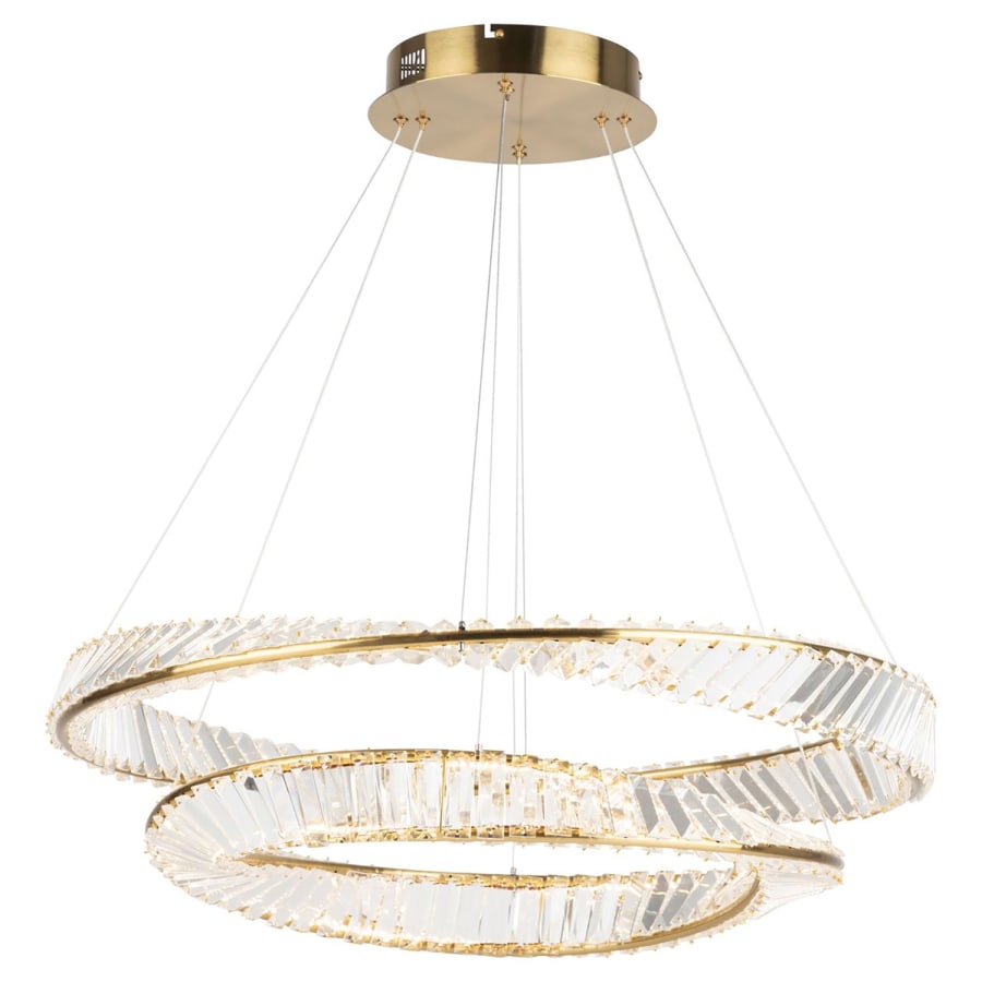 Artcraft Lighting Stella 32" Wide Crystal Ring Chandelier