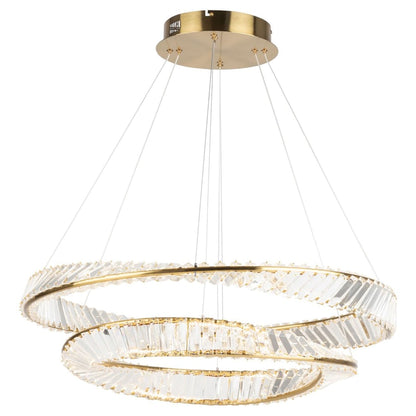 Artcraft Lighting Stella 32" Wide Crystal Ring Chandelier