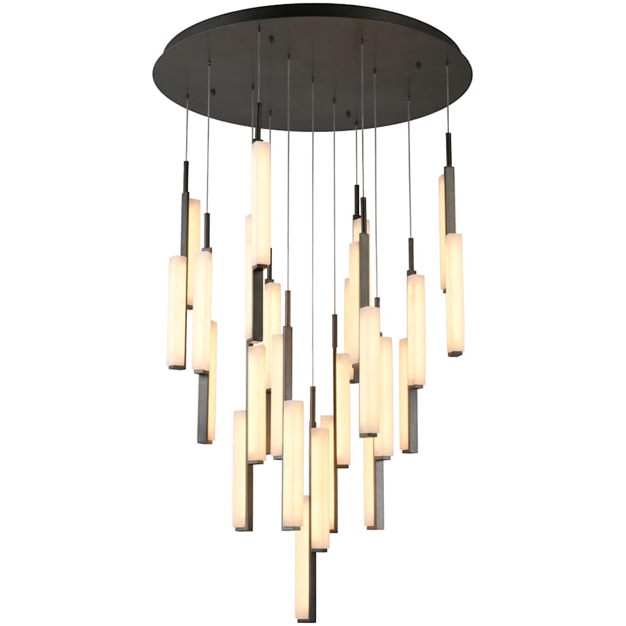 Artcraft Lighting Lumina 39" Wide Selectable 3000K/4000K/5000K LED Multi Light Pendant