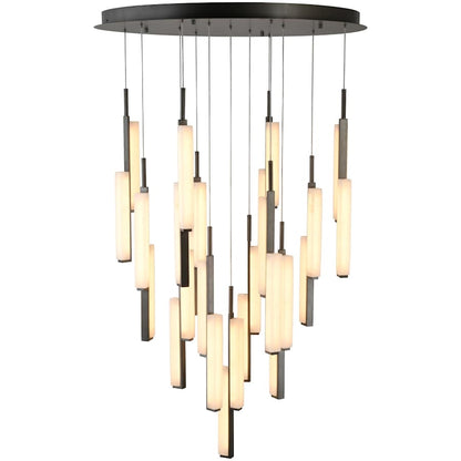 Artcraft Lighting Lumina 39" Wide Selectable 3000K/4000K/5000K LED Multi Light Pendant