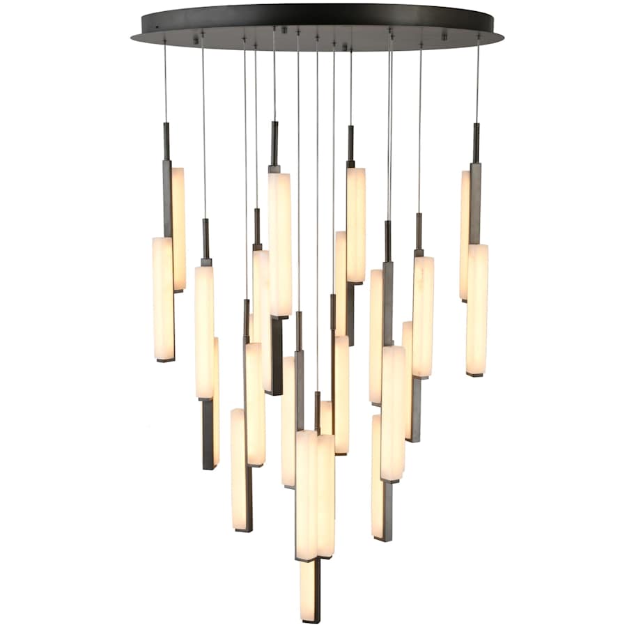 Artcraft Lighting Lumina 39" Wide Selectable 3000K/4000K/5000K LED Multi Light Pendant