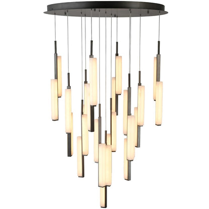 Artcraft Lighting Lumina 39" Wide Selectable 3000K/4000K/5000K LED Multi Light Pendant