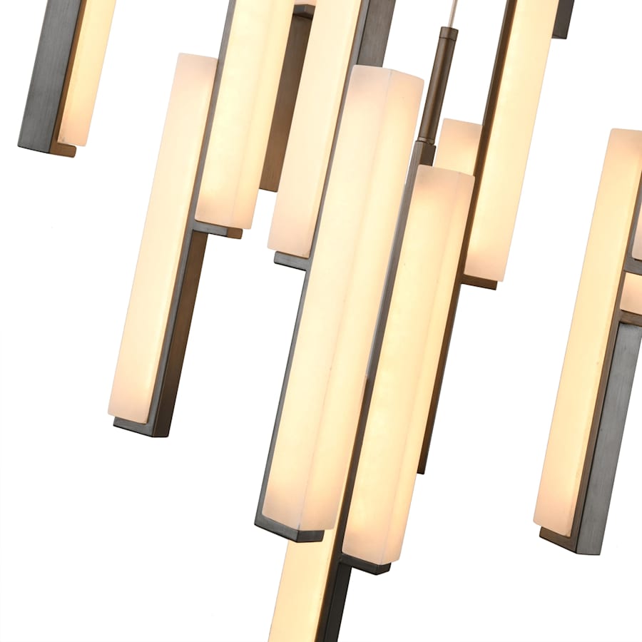 Artcraft Lighting Lumina 39" Wide Selectable 3000K/4000K/5000K LED Multi Light Pendant