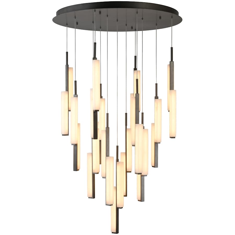 Artcraft Lighting Lumina 39" Wide Selectable 3000K/4000K/5000K LED Multi Light Pendant