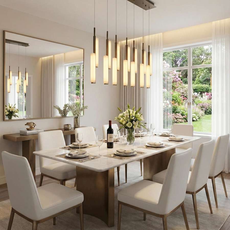 Artcraft Lighting Lumina 45" Wide Selectable 3000K/4000K/5000K LED Linear Pendant