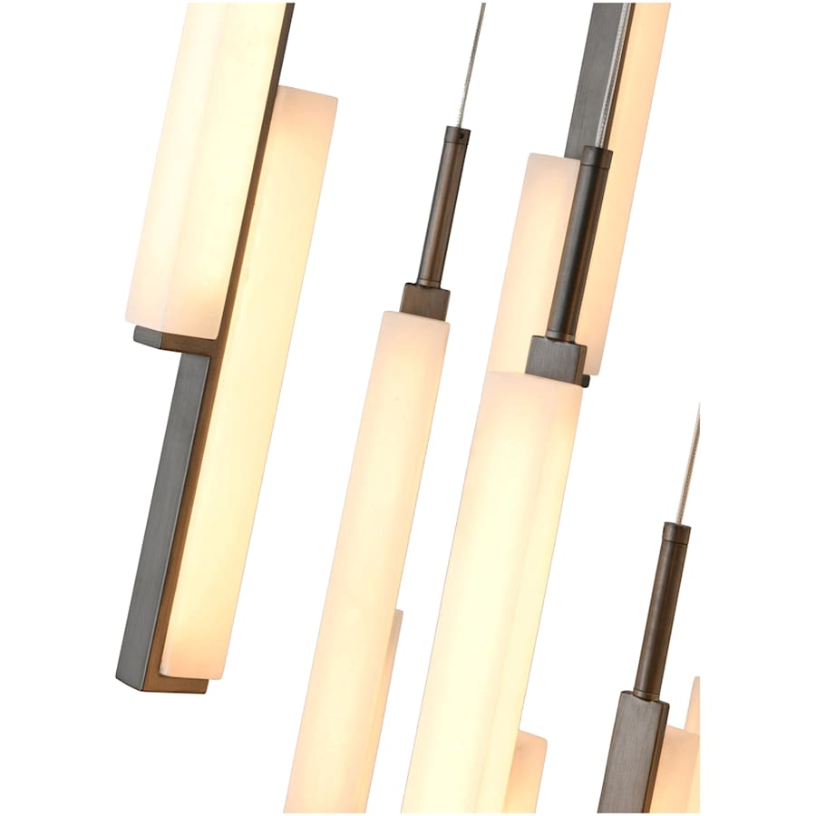 Artcraft Lighting Lumina 28" Wide Selectable 3000K/4000K/5000K LED Multi Light Pendant