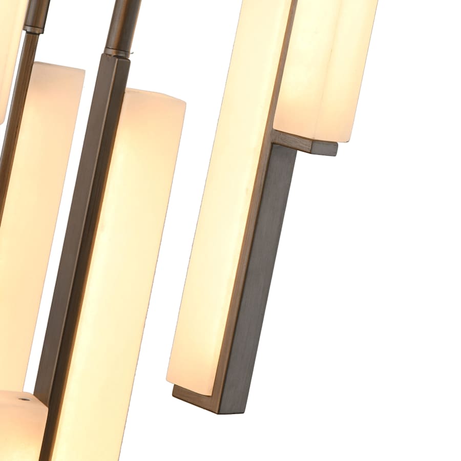 Artcraft Lighting Lumina 28" Wide Selectable 3000K/4000K/5000K LED Multi Light Pendant