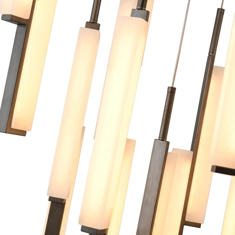 Artcraft Lighting Lumina 28" Wide Selectable 3000K/4000K/5000K LED Multi Light Pendant