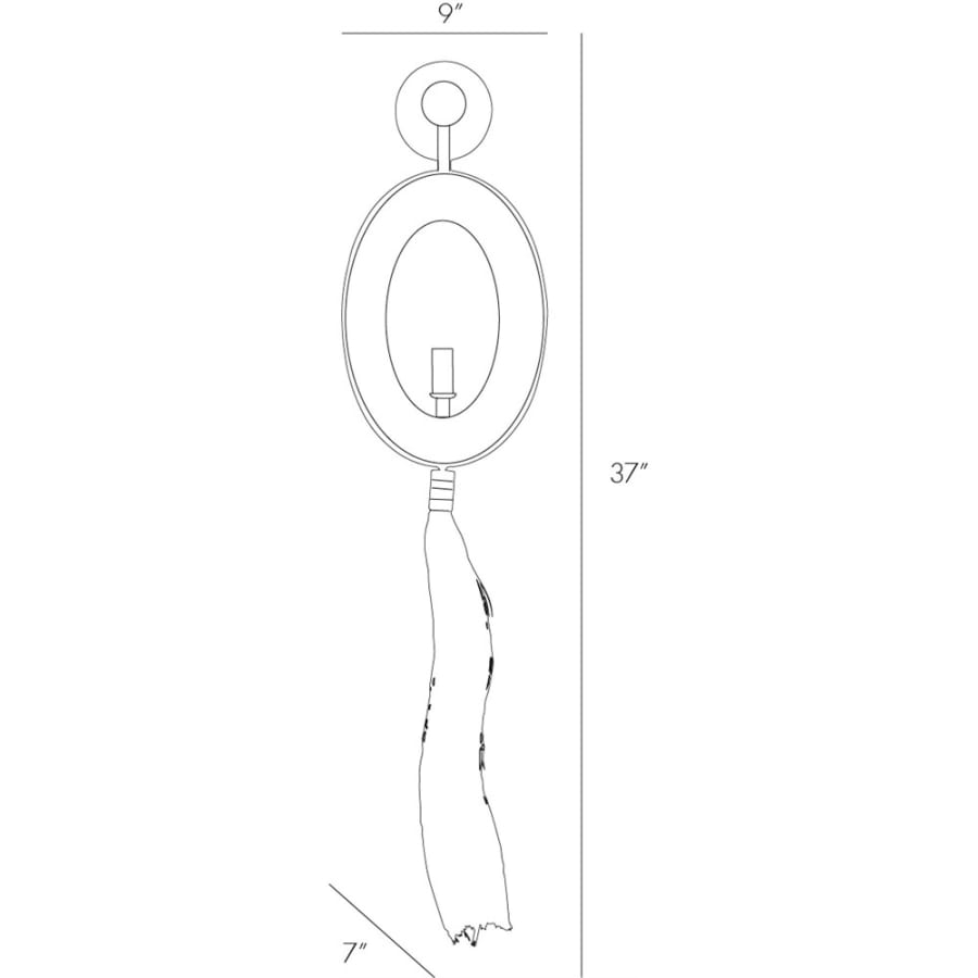 Arteriors Aramis 37" Sconce