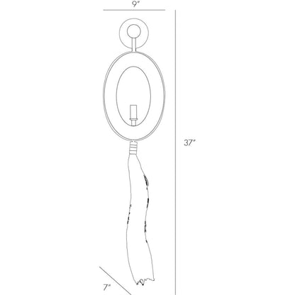 Arteriors Aramis 37" Sconce